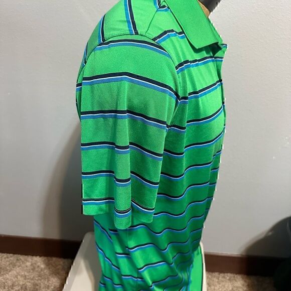 Nike DriFit Tour Performance Short Sleeve Striped Polo - Picture 4 of 5
